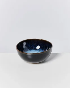 Alcachofra Geschirr-Set schwarzblau 40-teilig