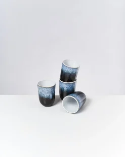 Alcachofra - Set of 4 cups big black