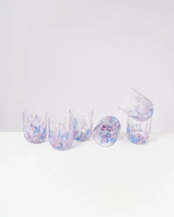 Alegria - Glass large drops lilac