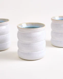 Areia - Large cup Bubble azure Set of 4