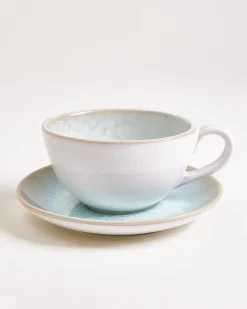Areia 6-Piece Set Teacup & Large Saucer classic azure