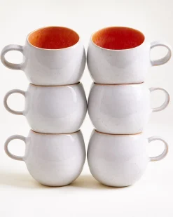Areia - Set of 6 Mugs big pink