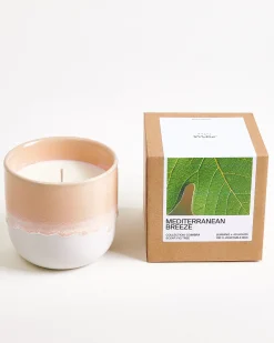 Coimbra - Gift set Scented candle apricot pink 3 pieces