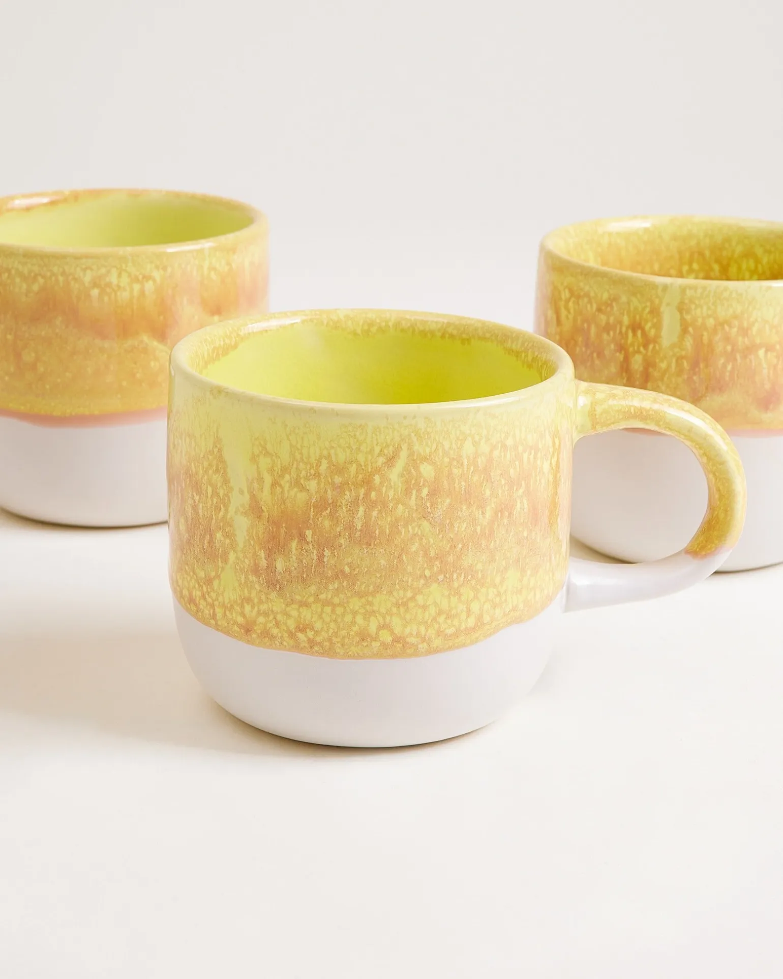 Coimbra - Large mug yellow Set of 4