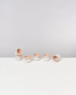 Coimbra - Set of 6 Espressocups apricot