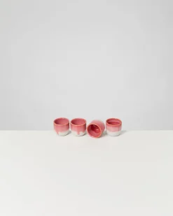 Coimbra - Set of 4 espresso cups pink cream