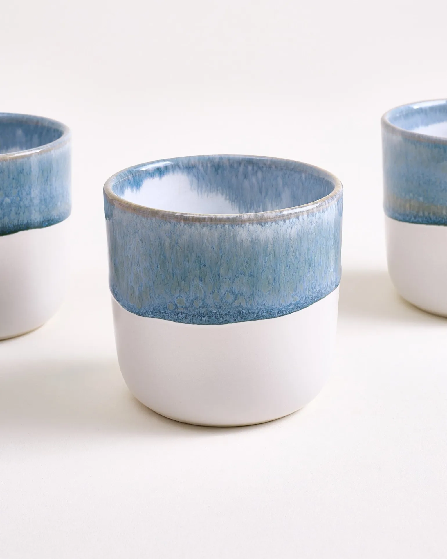Coimbra - Set of 4 large Cups Grayblue
