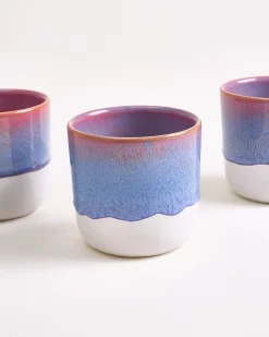 Coimbra - Set of 4 large Cups lilac pink