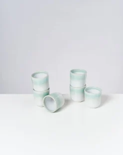 Copa Alto - Set of 6 Cups small jade