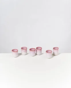 Copa Alto - Set of 6 Espressocups strawberry