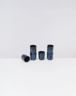 Cordoama - Set of 6 espresso cups dark blue