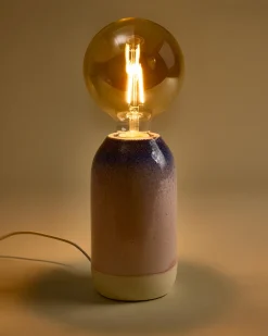 Farol - Lamp blue rose speckled