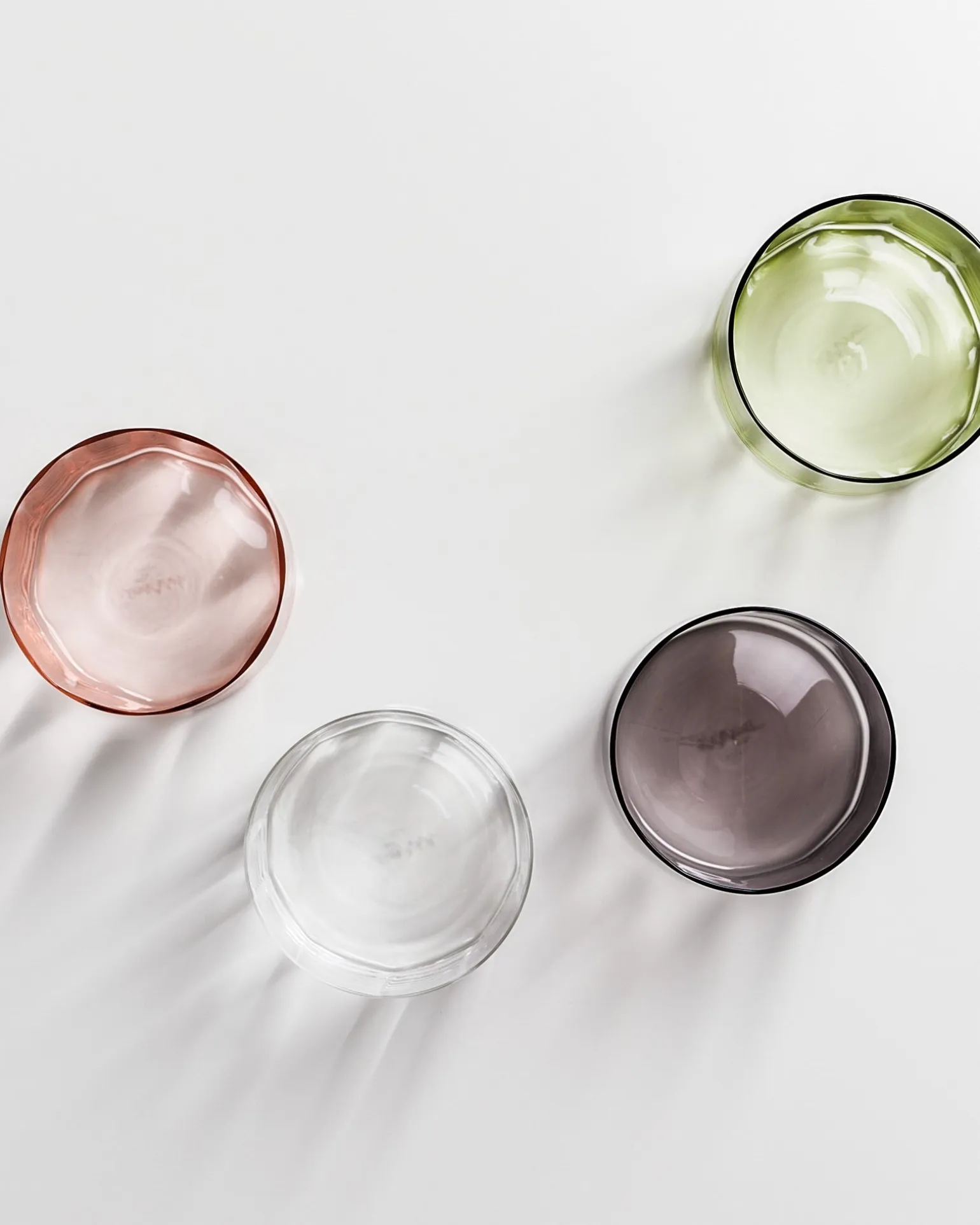 Joia Glas klein flower mix 4er-Set