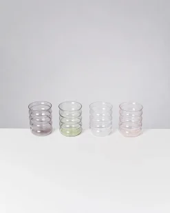 Joia - Set of 4 glasses large bubble mix