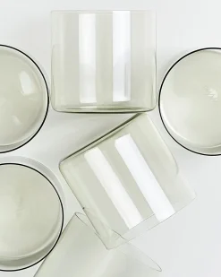 Joia - Set of 6 glass small emerald
