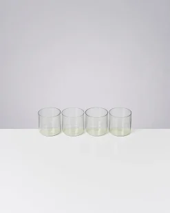 Joia - Set of 4 glass small emerald
