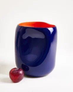 João vase L blue coral