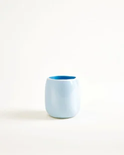 João vase S light blue blue