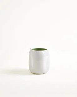 João vase S light blue sage