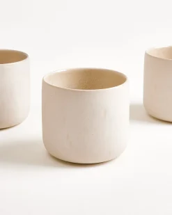 Lorosa - Large cup sand Set of 6