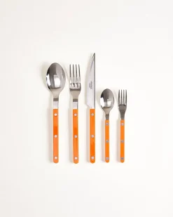 MaM x Sabre Paris - Cutlery Set of 5 orange off-white