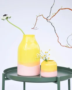Marisa vase - yellow rose