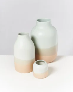 Nuno - Vase L light blue sand