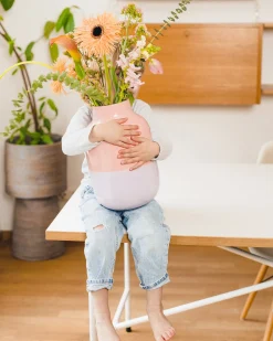 Nuno vase L - pink