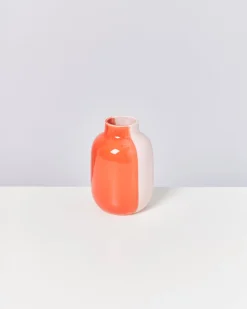 Nuno vase M - rose coral