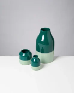 Nuno Vase S darkgreen sage