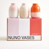Nuno - Vase Set of 3 pink sand coral