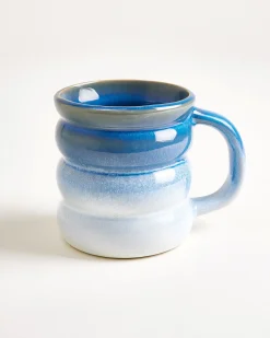 Ombra Tasse groß bubble dunkelblau hellblau