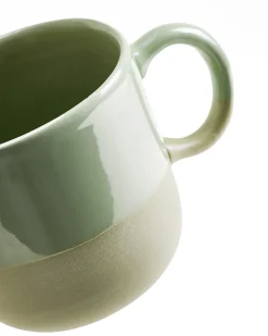 Seda - Set of 4 Mugs small sage green