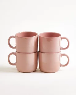 Seda Tasse klein rosé 4er-Set