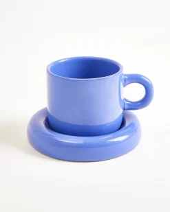 Seia mug & saucer cornflower