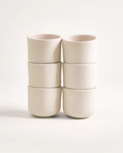 Sereno Becher klein sand 6er-Set