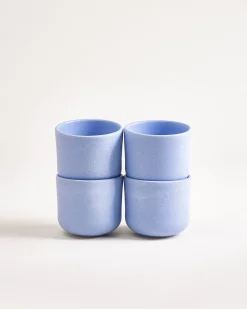 Sereno - Set of 4 cups small light blue