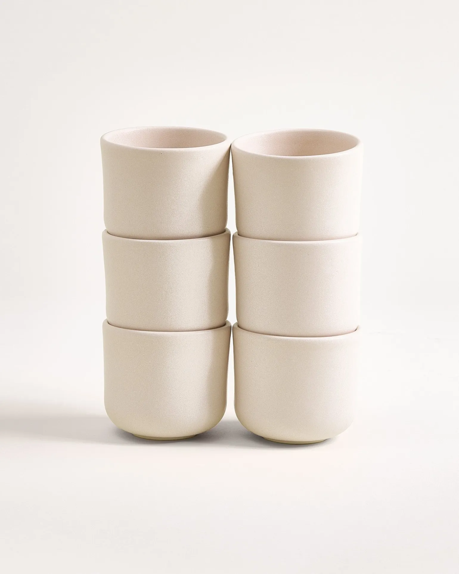 Sereno - Set of 6 cups small sand