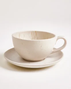 Sintra 6-Piece Set Teacup & Large Saucer classic sand