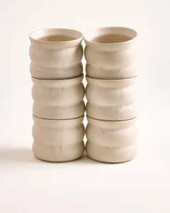 Sintra - Set of 6 cups small bubble sand